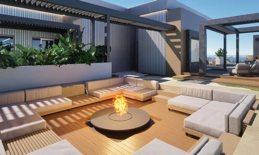 Fire Lounge amenity image at Sea Legend Tower One