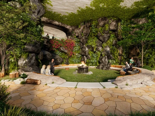 Fire Pit amenity image at Vincitore Wellness Estate