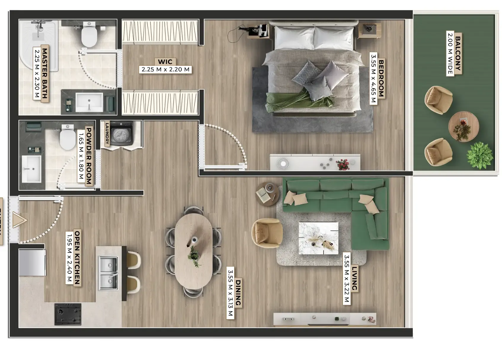 Ever Glory Developments Firoza floor plan