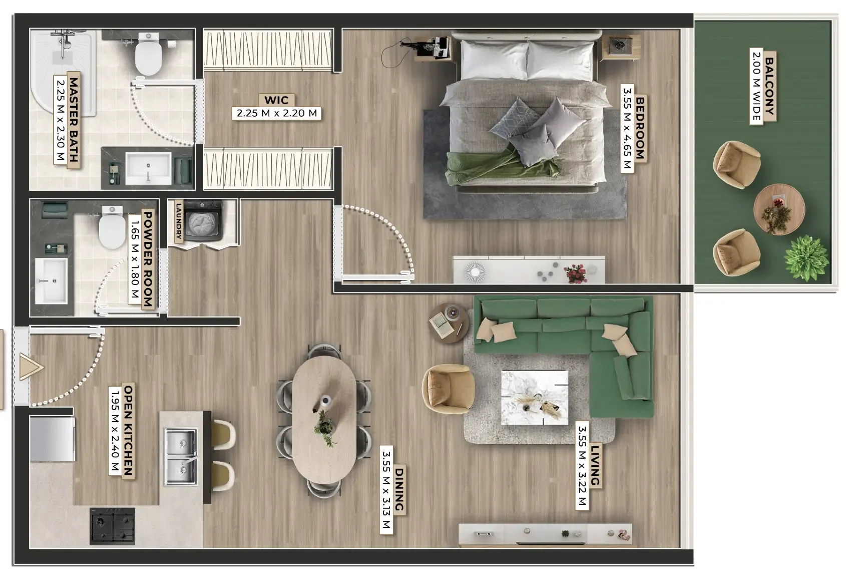 Ever Glory Developments Firoza floor plan