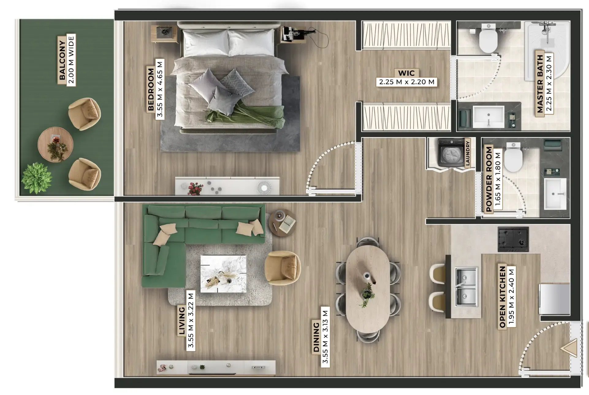 Ever Glory Developments Firoza floor plan