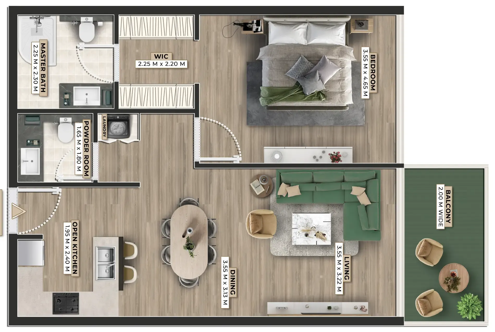 Ever Glory Developments Firoza floor plan