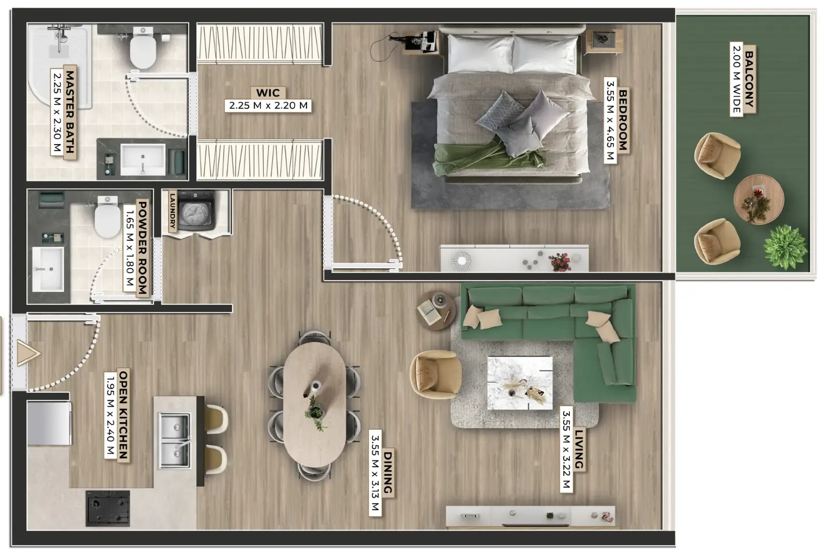 Ever Glory Developments Firoza floor plan