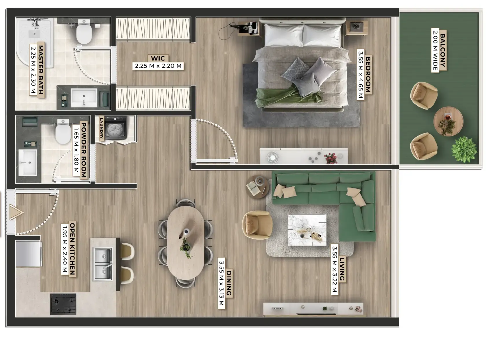 Ever Glory Developments Firoza floor plan