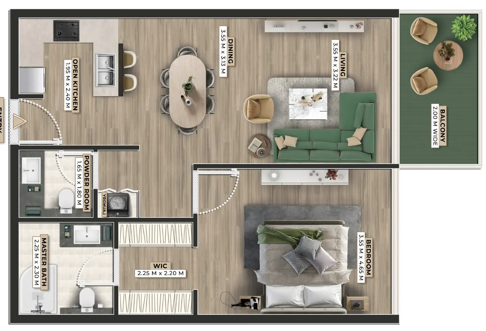 Ever Glory Developments Firoza floor plan