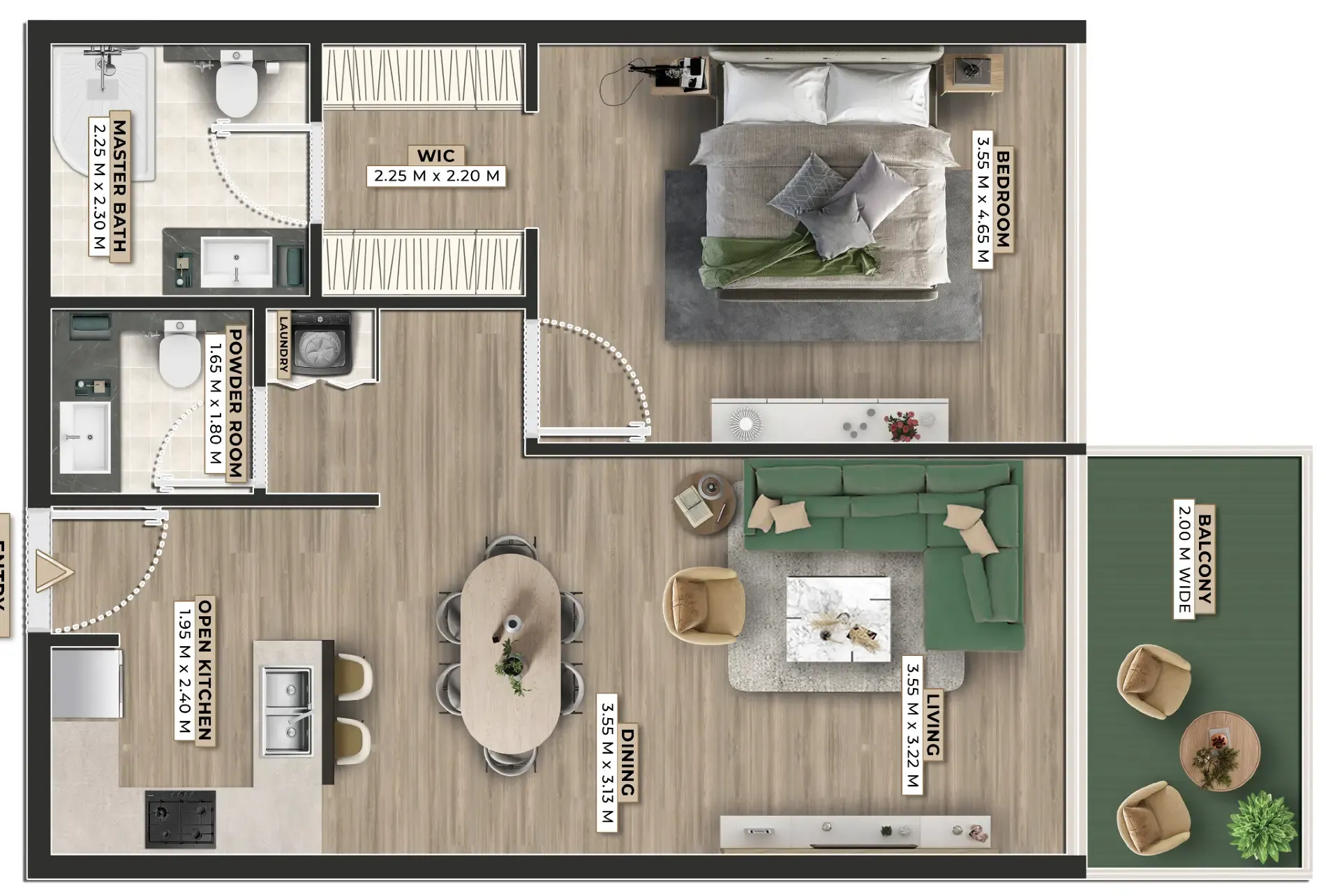 Ever Glory Developments Firoza floor plan