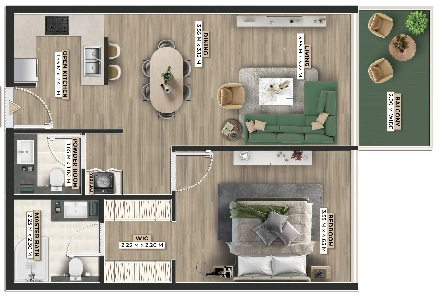 Ever Glory Developments Firoza floor plan