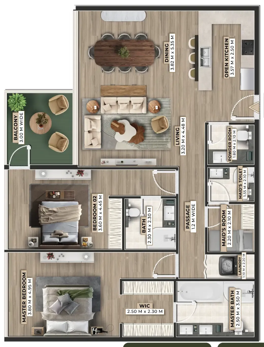 Ever Glory Developments Firoza floor plan