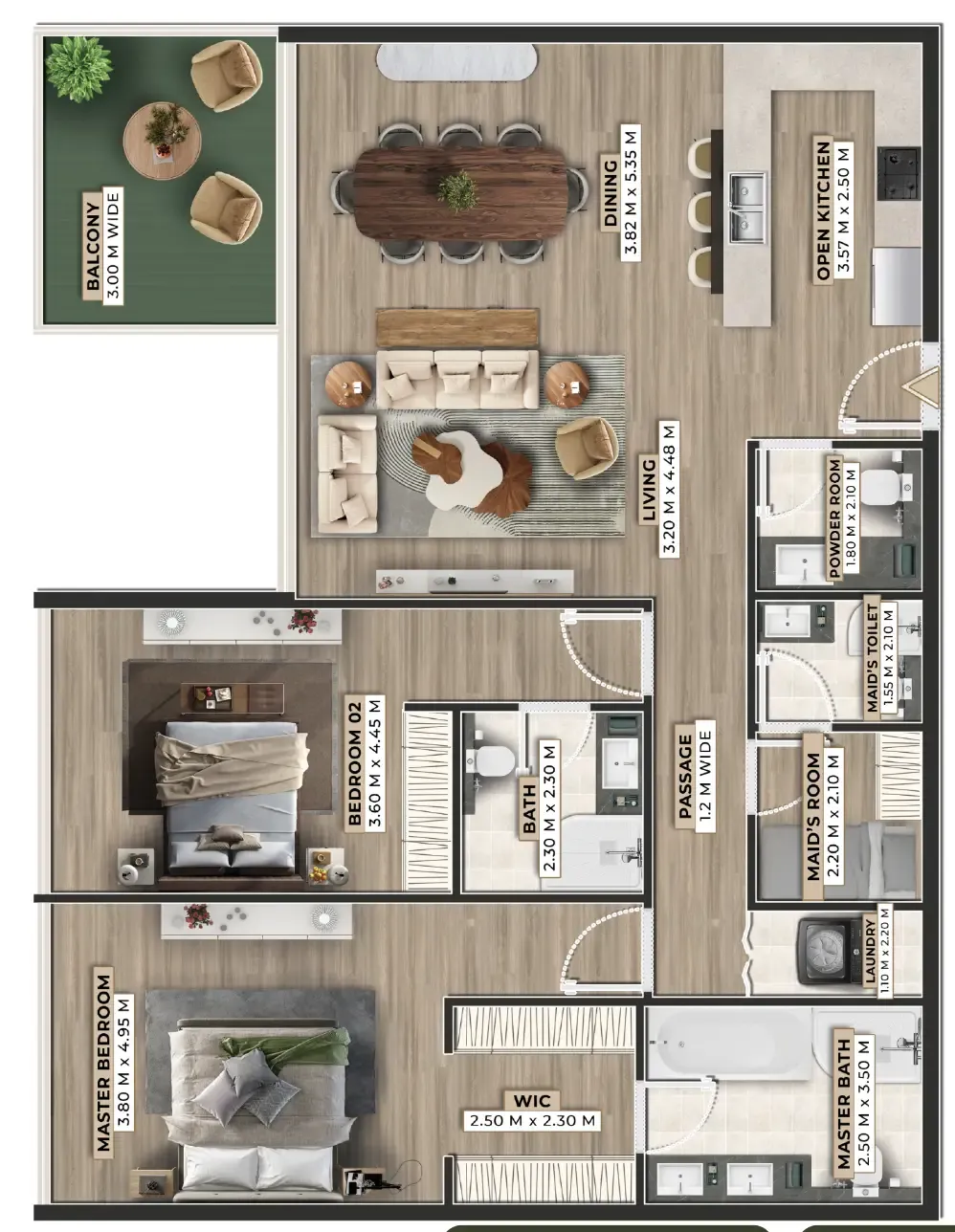 Ever Glory Developments Firoza floor plan