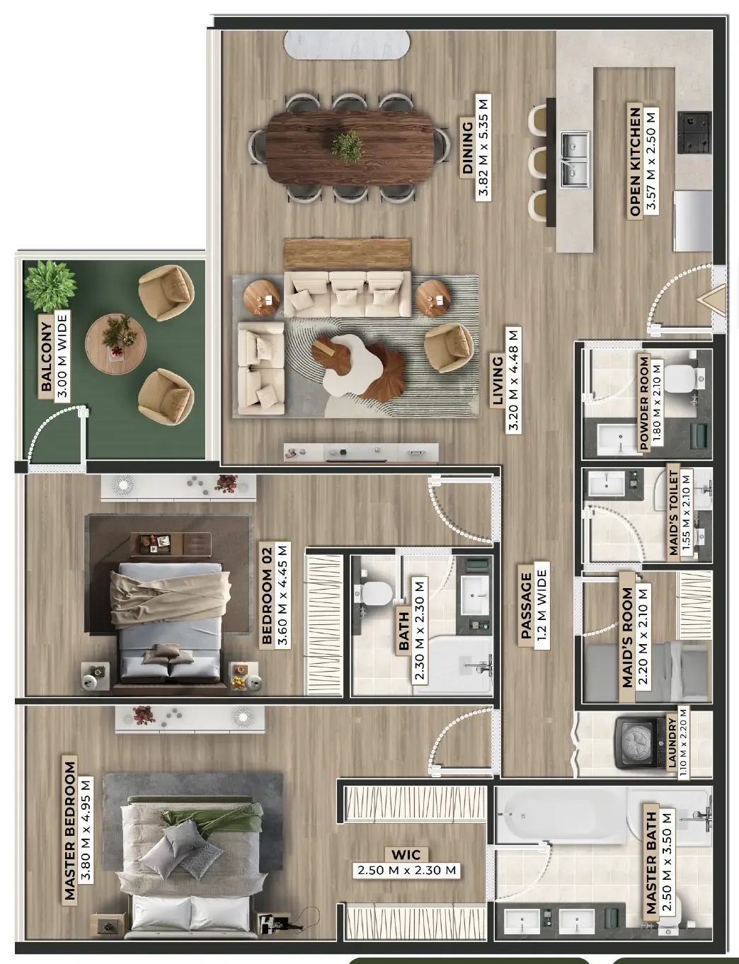 Ever Glory Developments Firoza floor plan