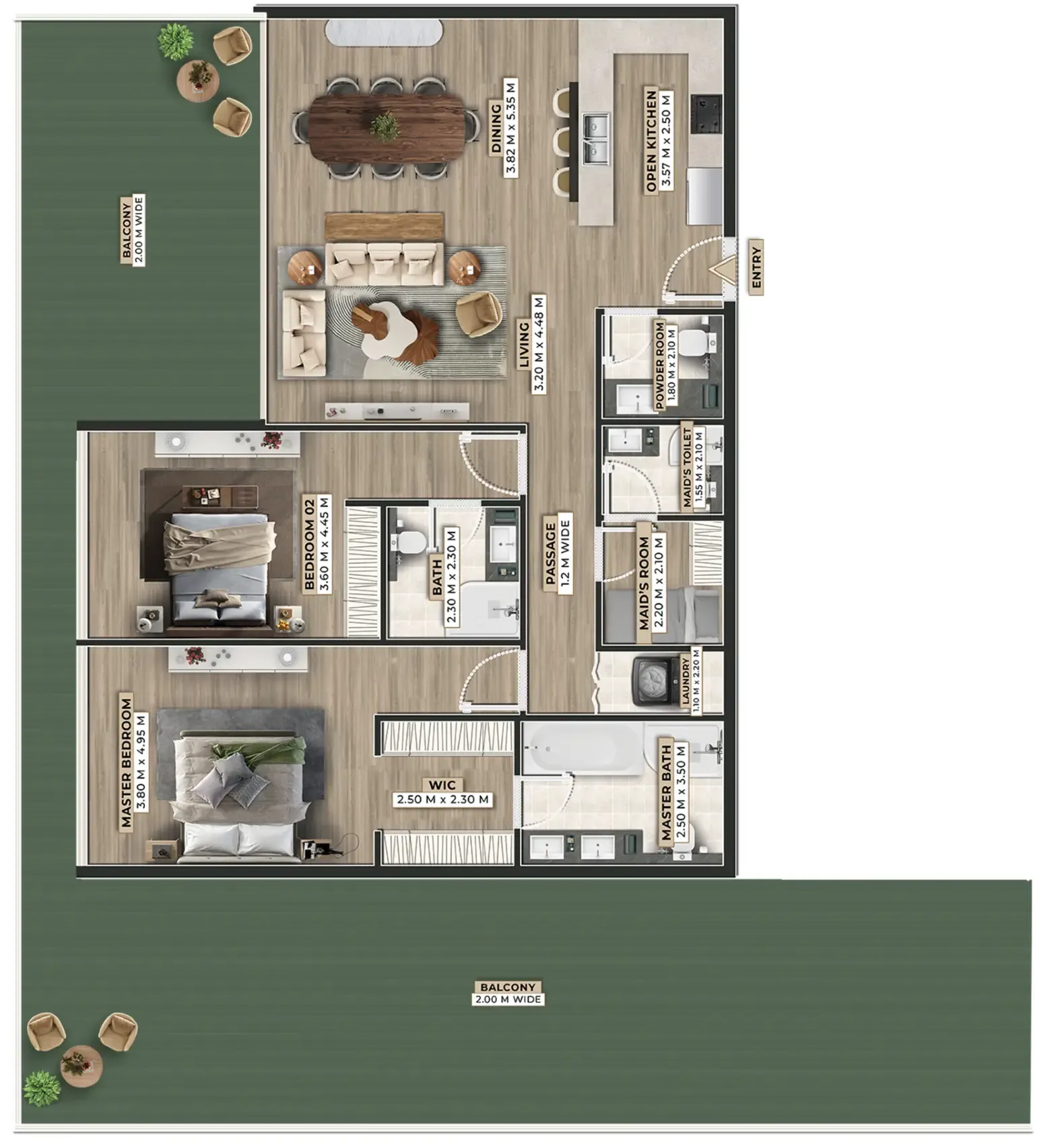 Ever Glory Developments Firoza floor plan