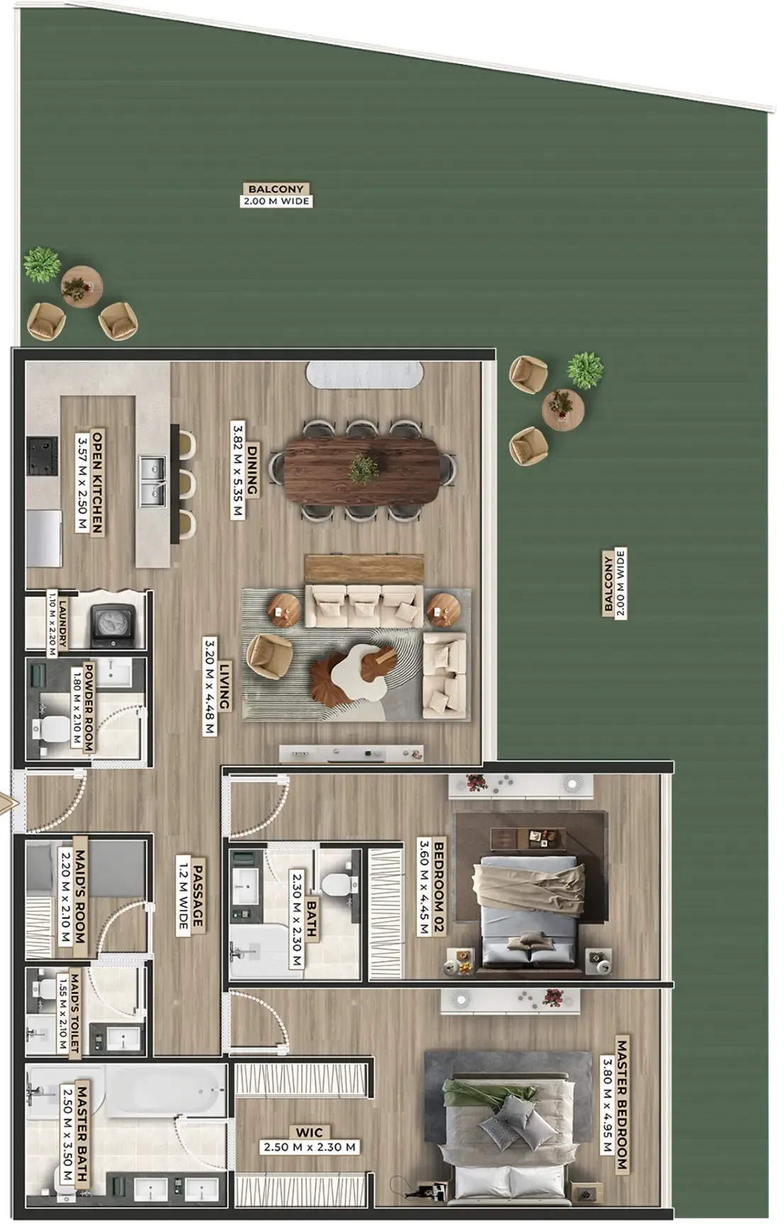 Ever Glory Developments Firoza floor plan