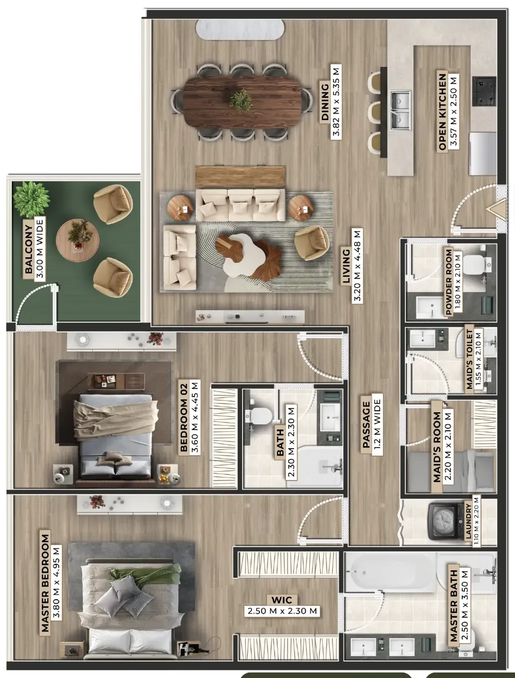 Ever Glory Developments Firoza floor plan