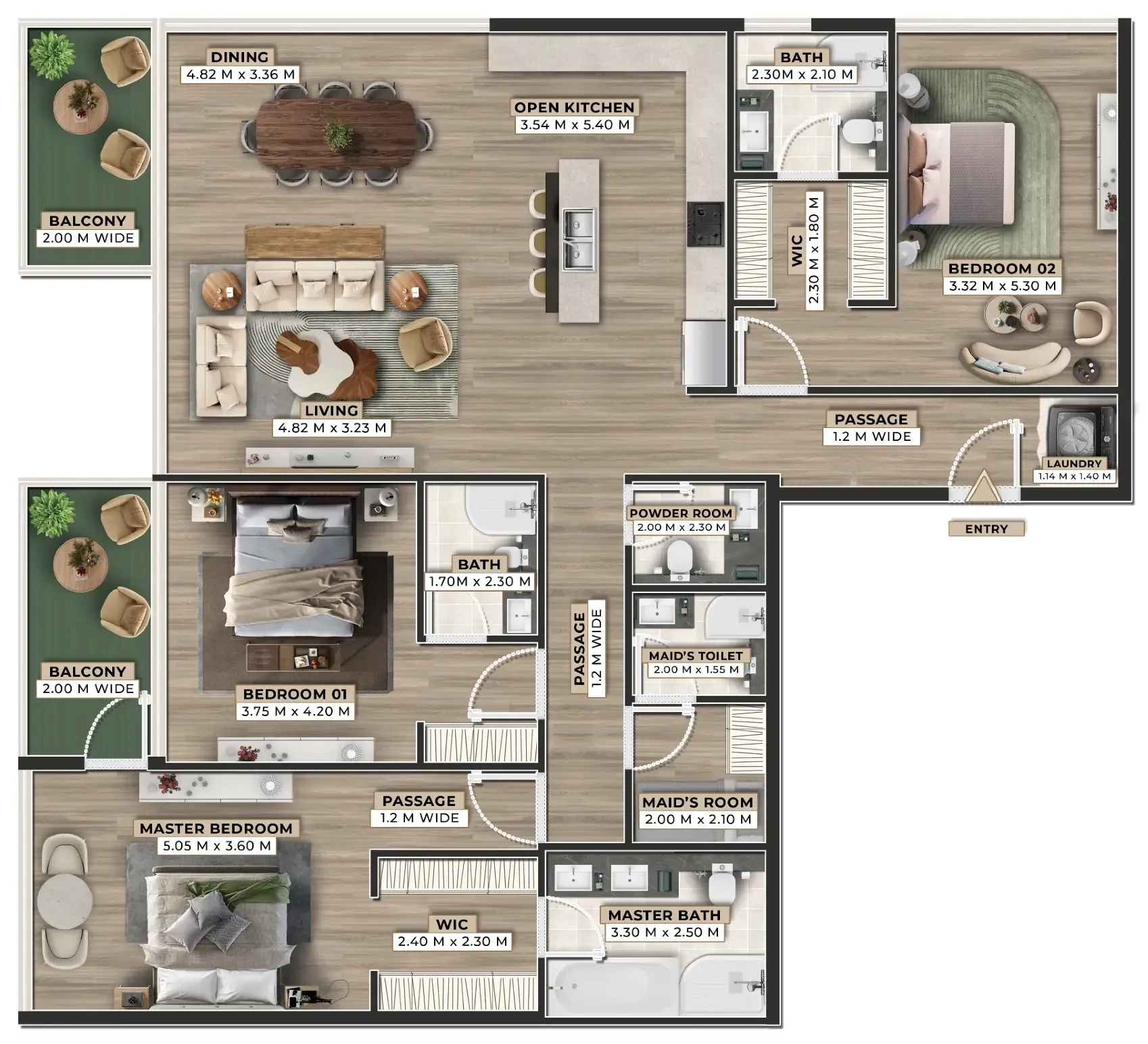 Ever Glory Developments Firoza floor plan