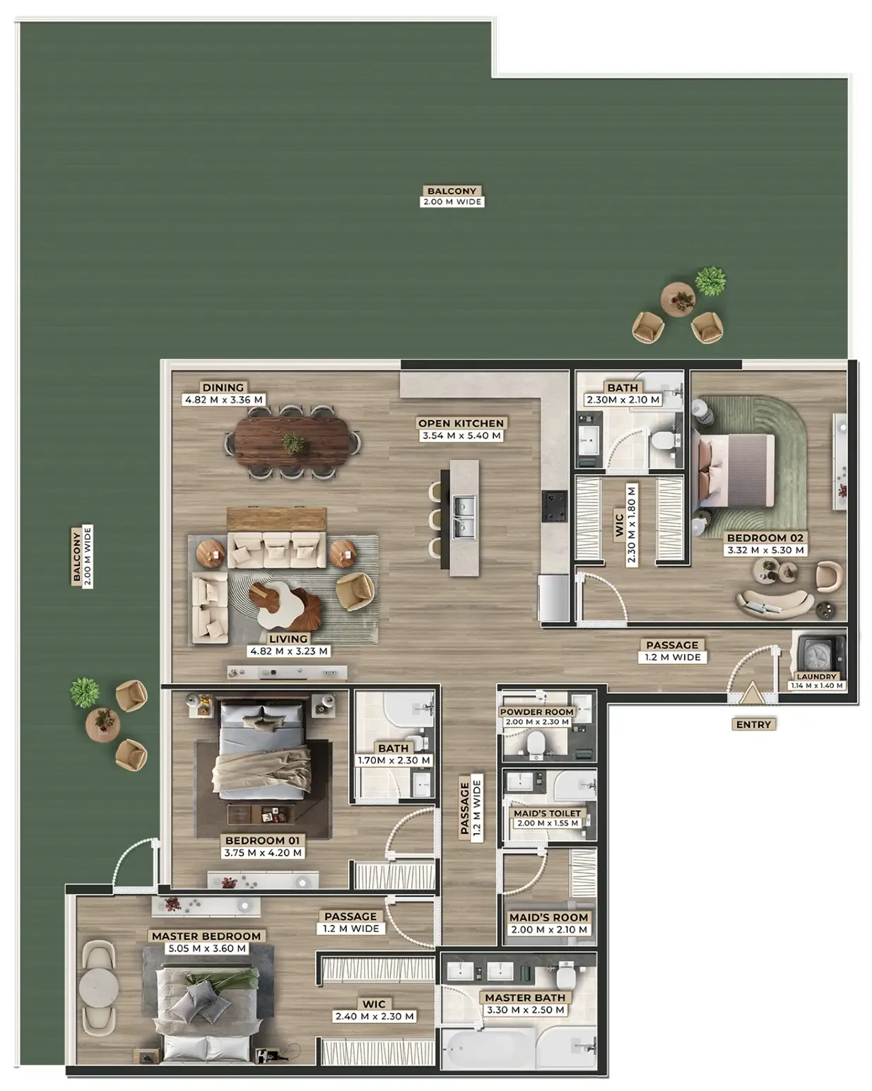 Ever Glory Developments Firoza floor plan