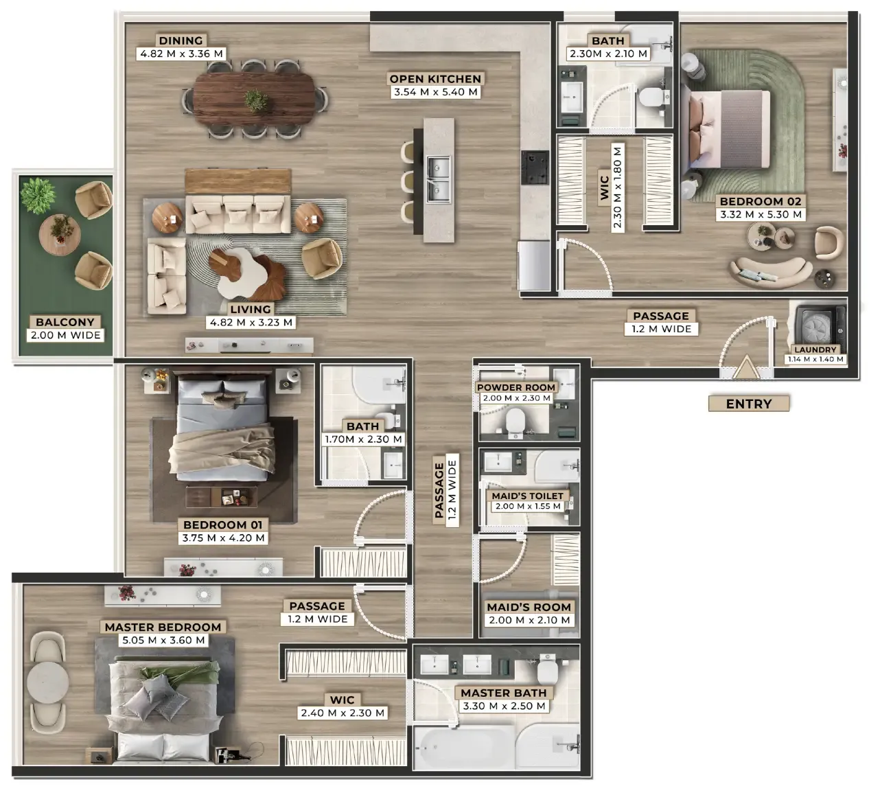 Ever Glory Developments Firoza floor plan