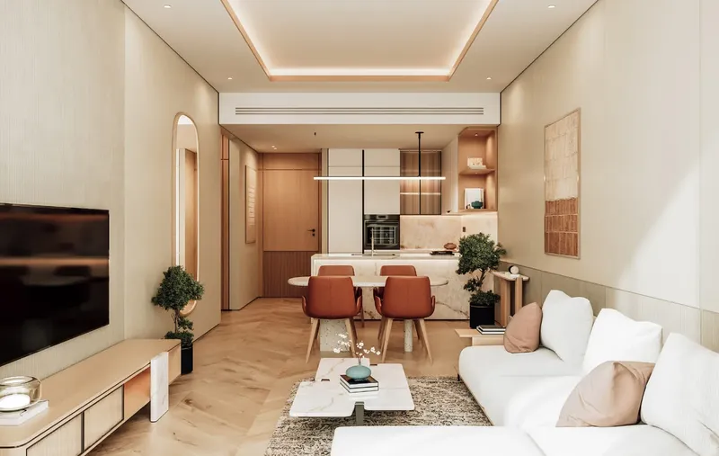 Interior at Firoza in Dubai Islands Dubai