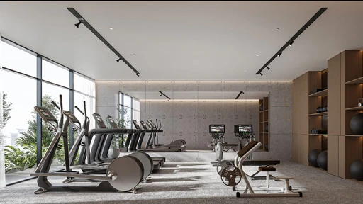 Fitness Studio amenity image at 105 Residences by Kamdar