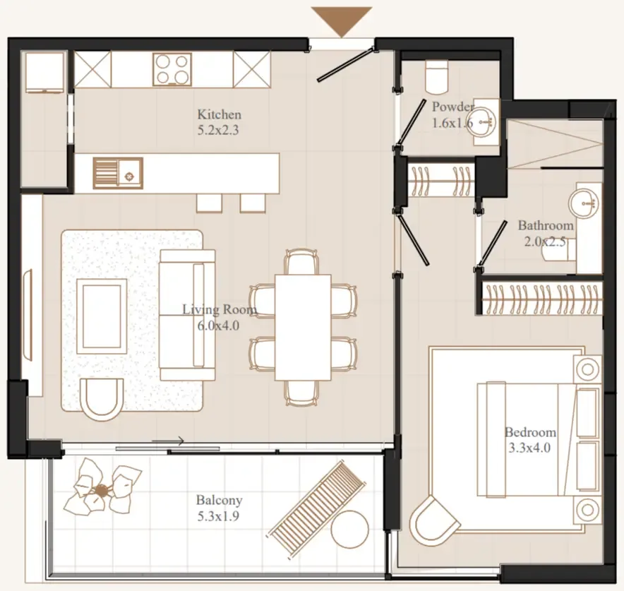 Eminent Real Estate Development Flamingo LUX floor plan
