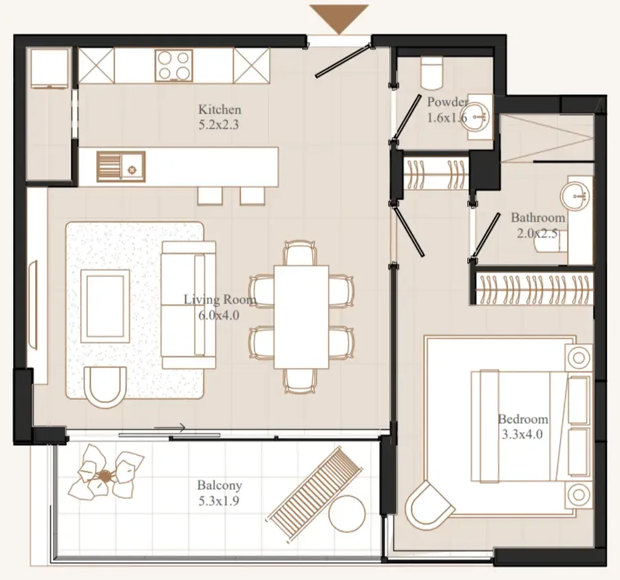 Eminent Real Estate Development Flamingo LUX floor plan