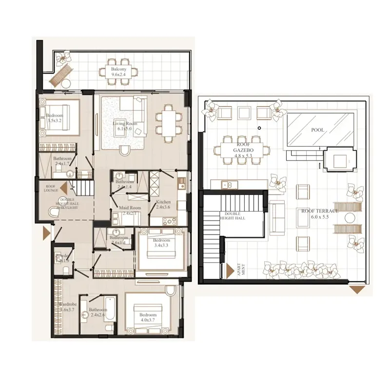 Eminent Real Estate Development Flamingo LUX floor plan
