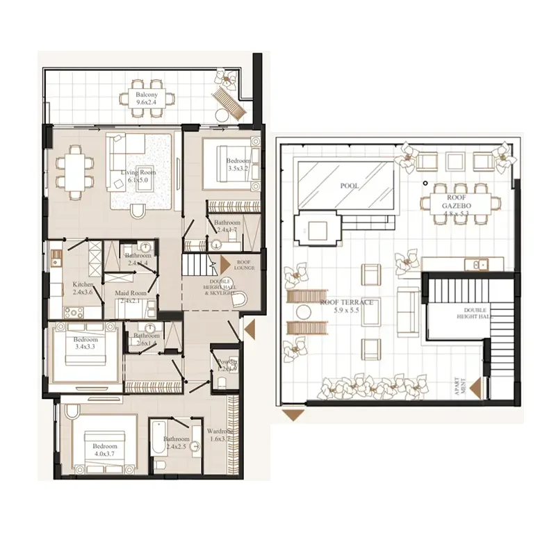 Eminent Real Estate Development Flamingo LUX floor plan