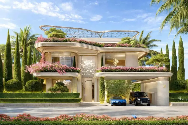 Exterior at Fleurs de Jardin in MBR District 11 (Meydan South) Dubai