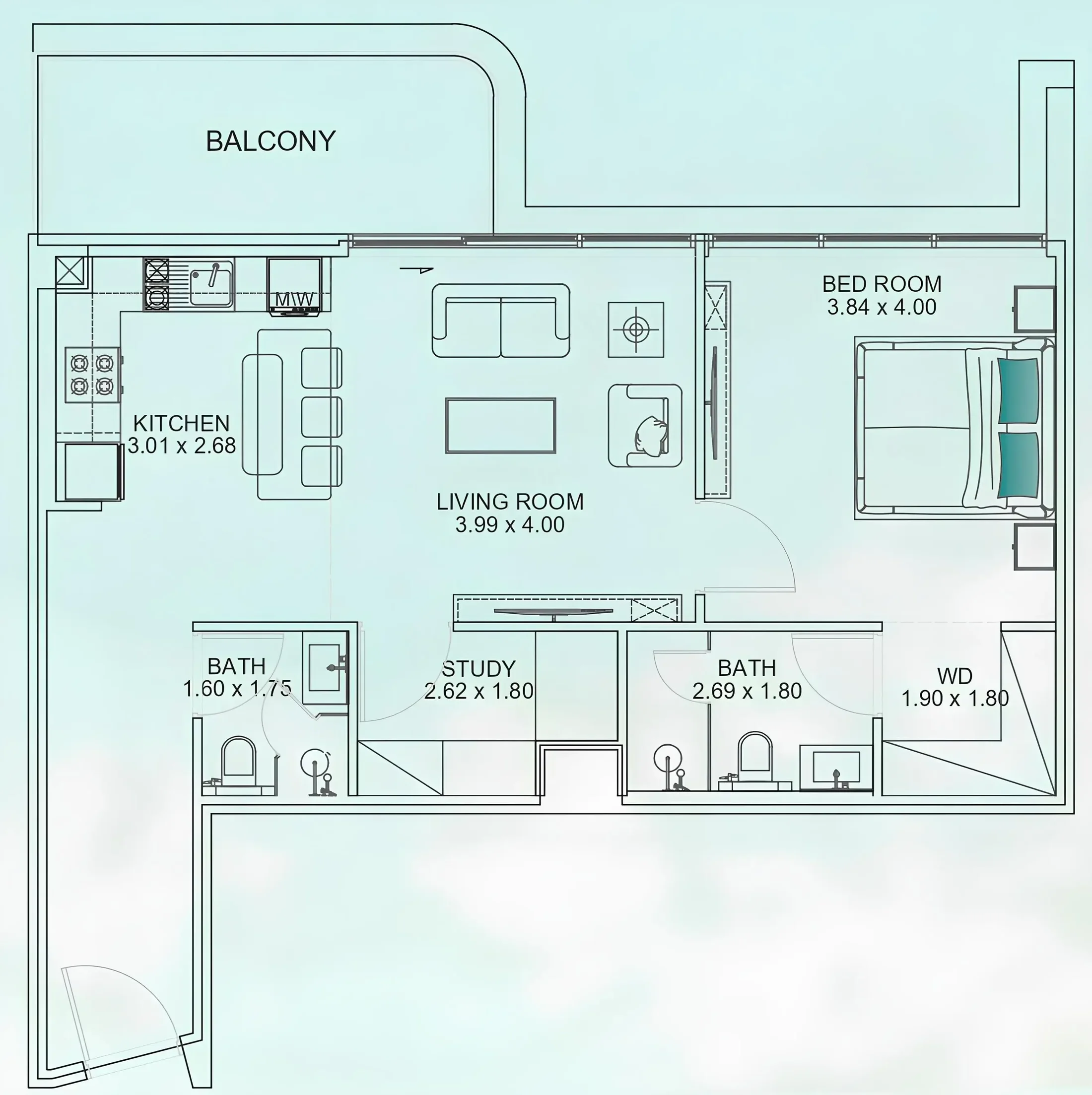 Mashriq Elite Floarea Breeze floor plan