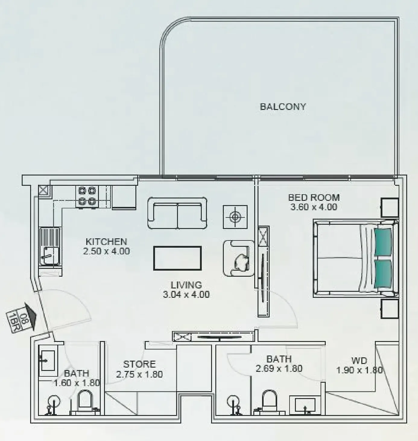 Mashriq Elite Floarea Breeze floor plan