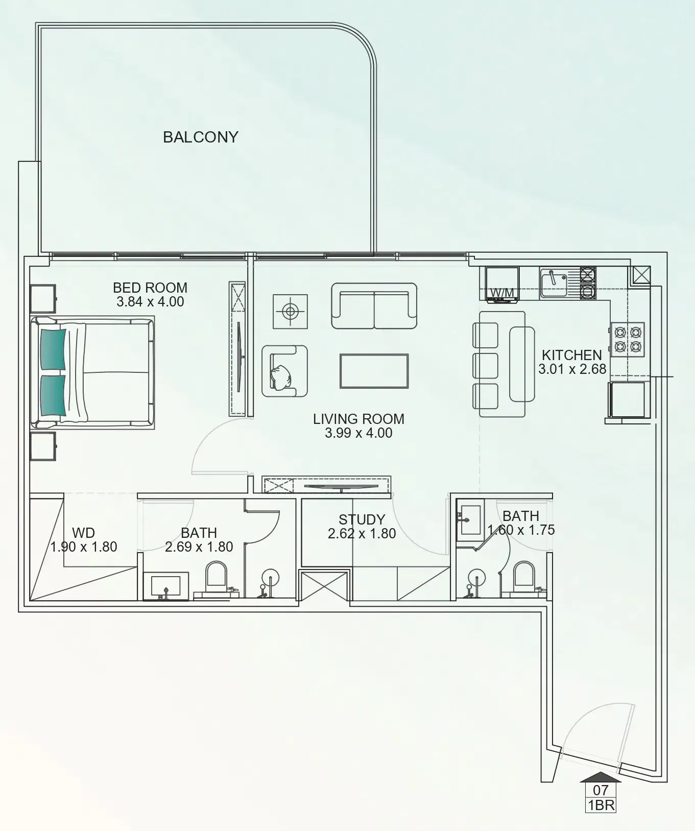 Mashriq Elite Floarea Breeze floor plan