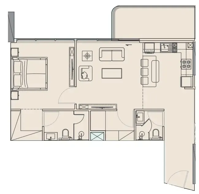 Mashriq Elite Floarea Breeze floor plan