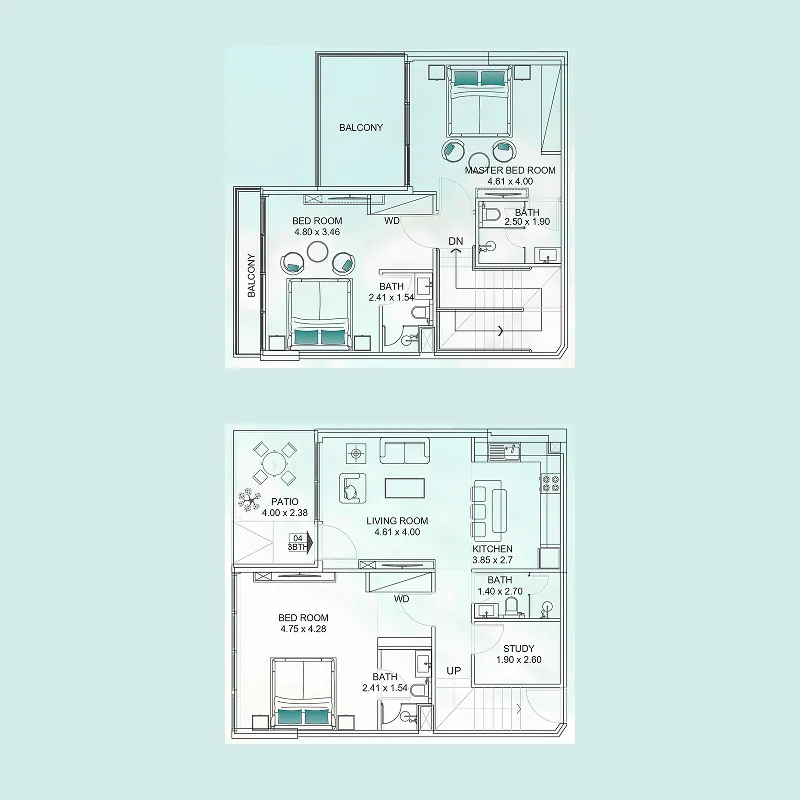 Mashriq Elite Floarea Breeze floor plan