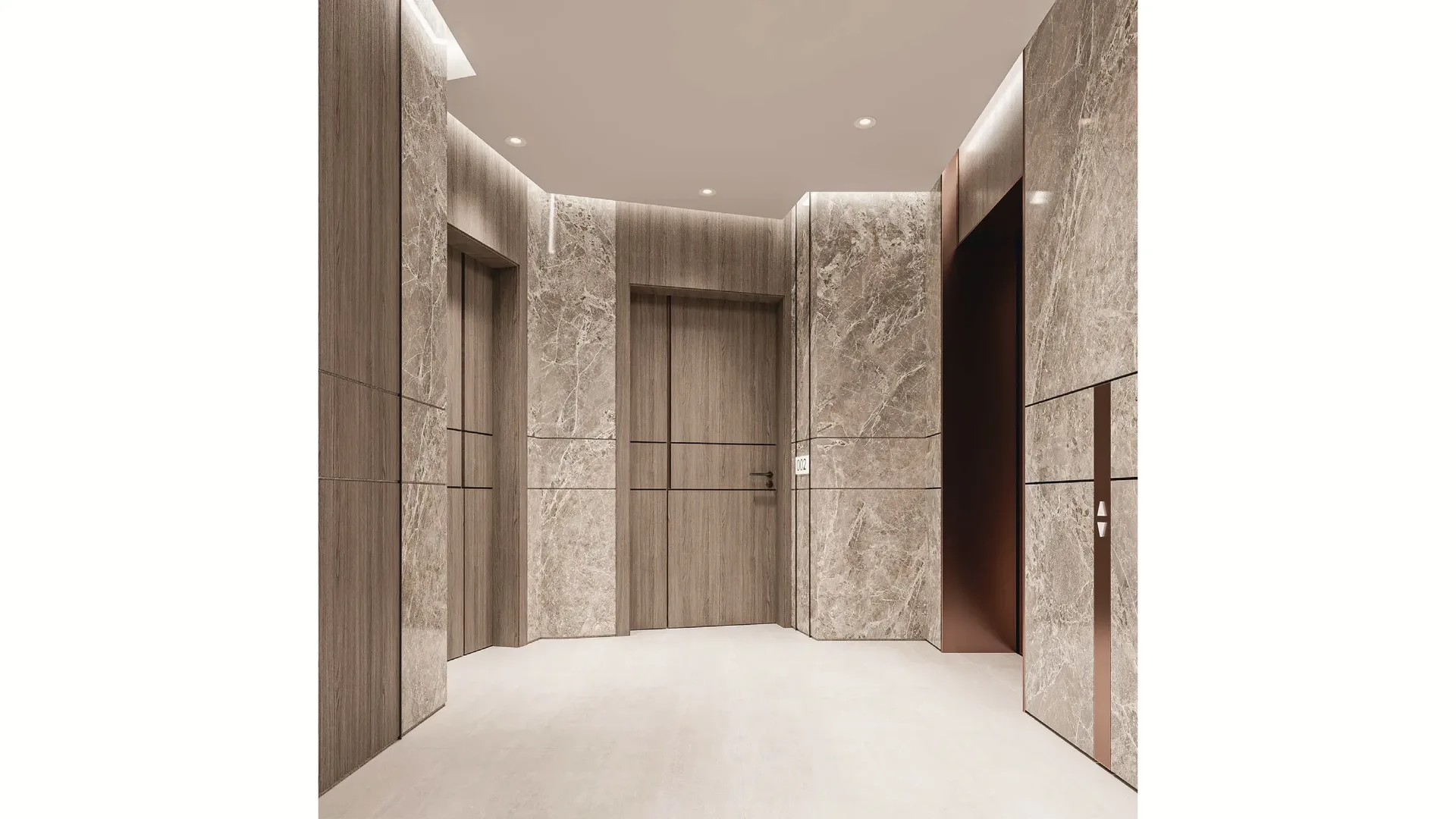 Lobby at Floarea Breeze in Dubai