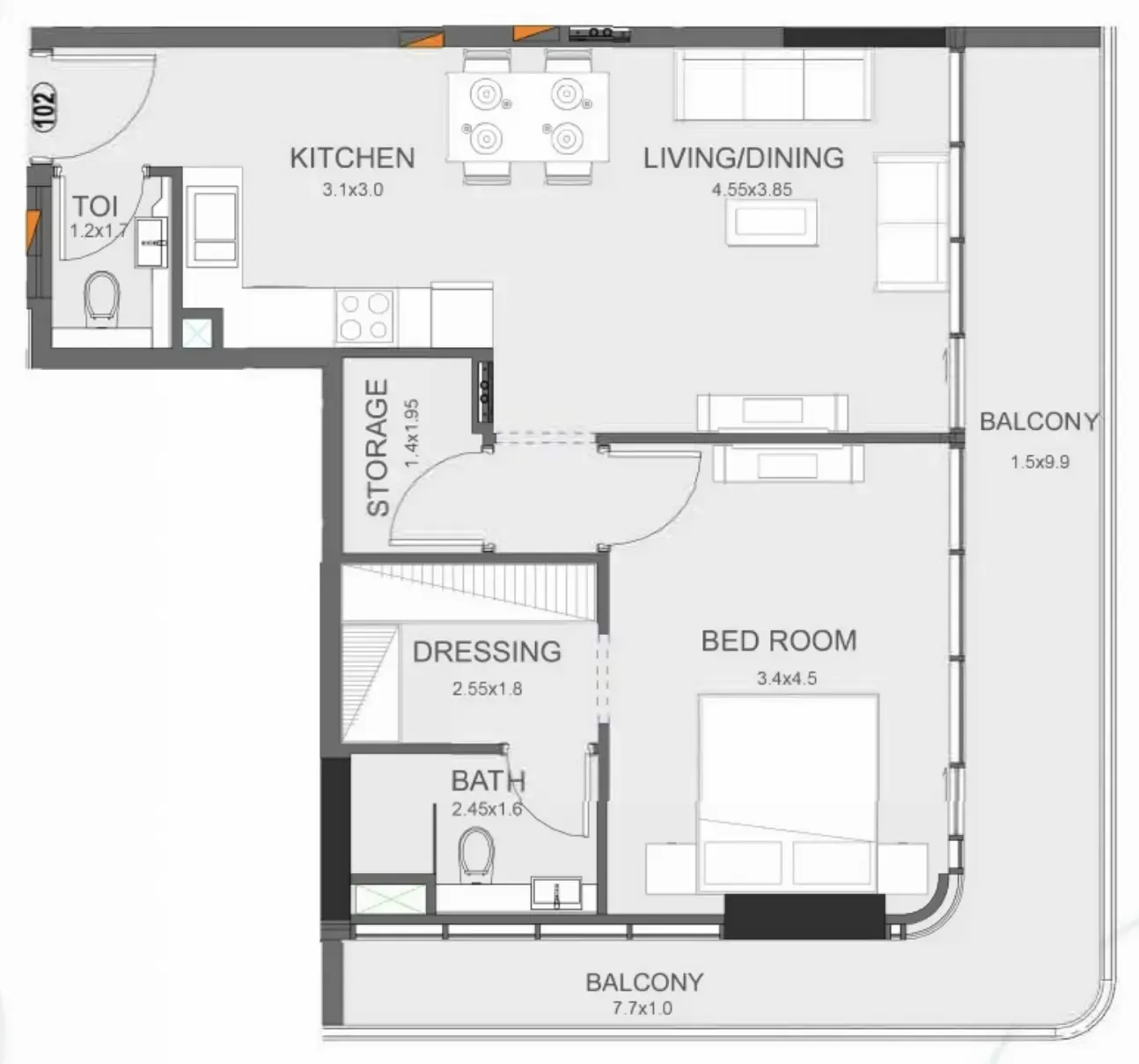 Mashriq Elite Floarea Oasis floor plan