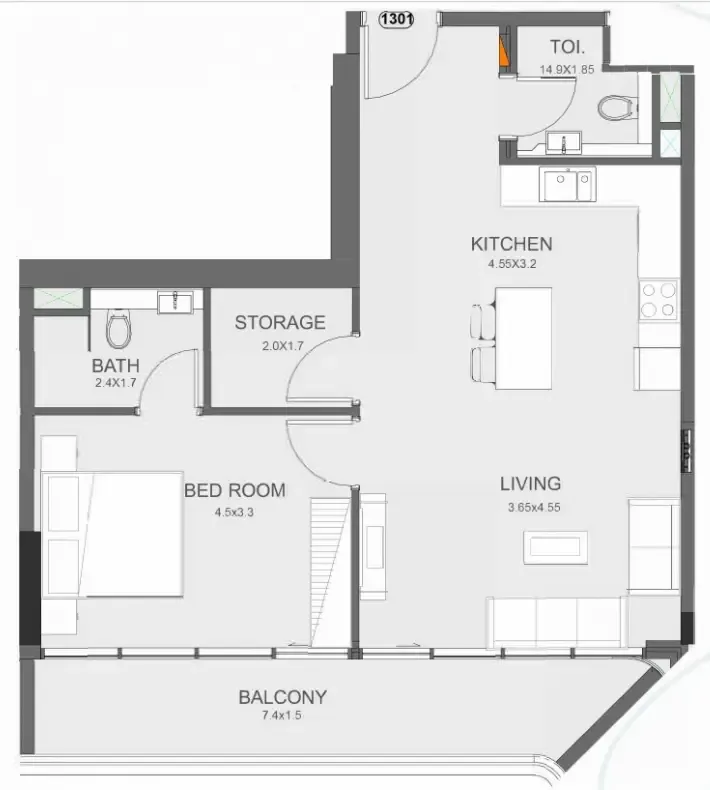 Mashriq Elite Floarea Oasis floor plan