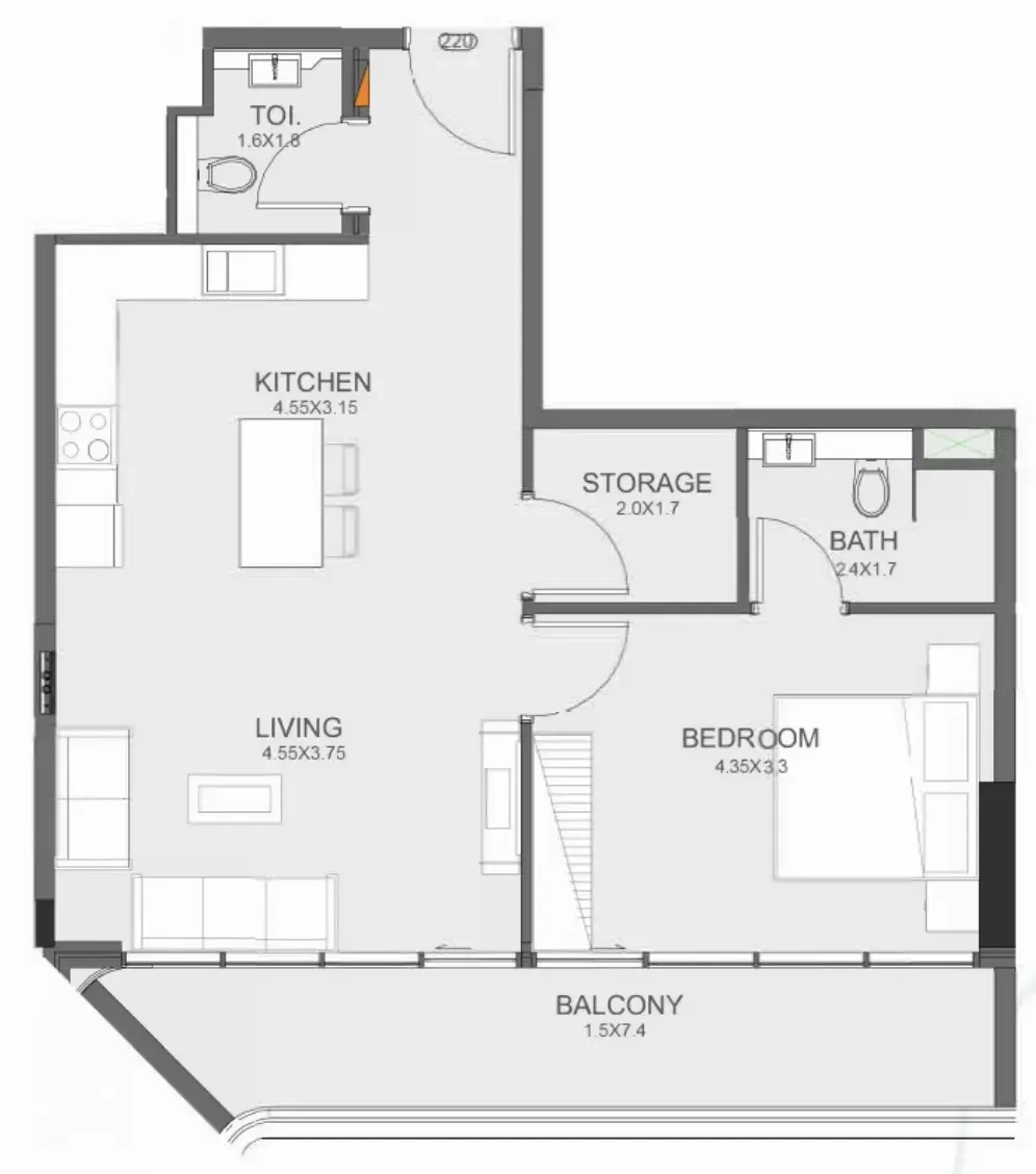 Mashriq Elite Floarea Oasis floor plan