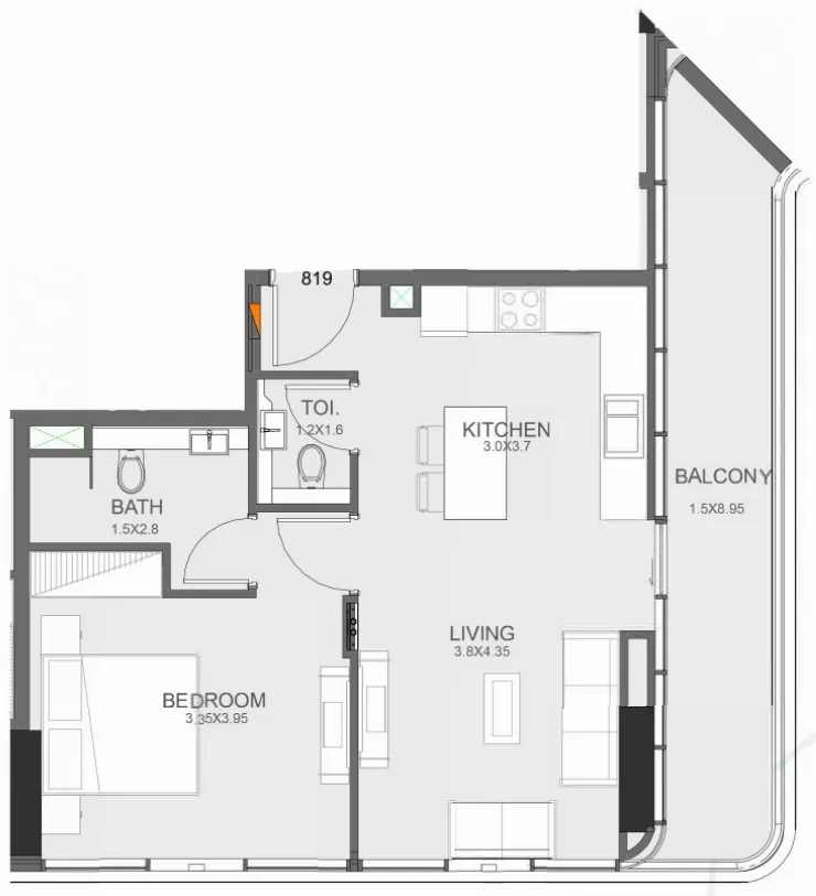 Mashriq Elite Floarea Oasis floor plan