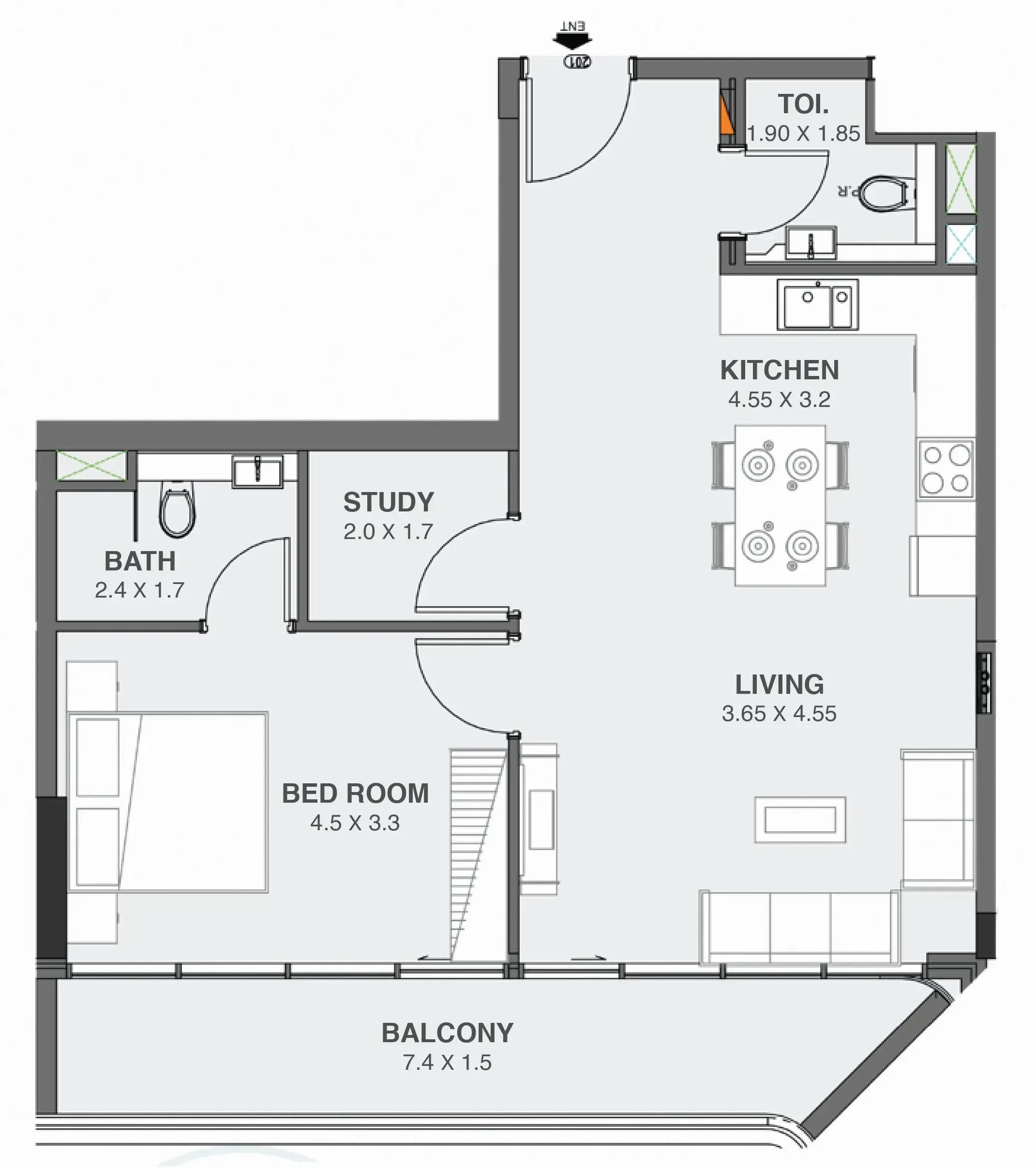 Mashriq Elite Floarea Oasis floor plan