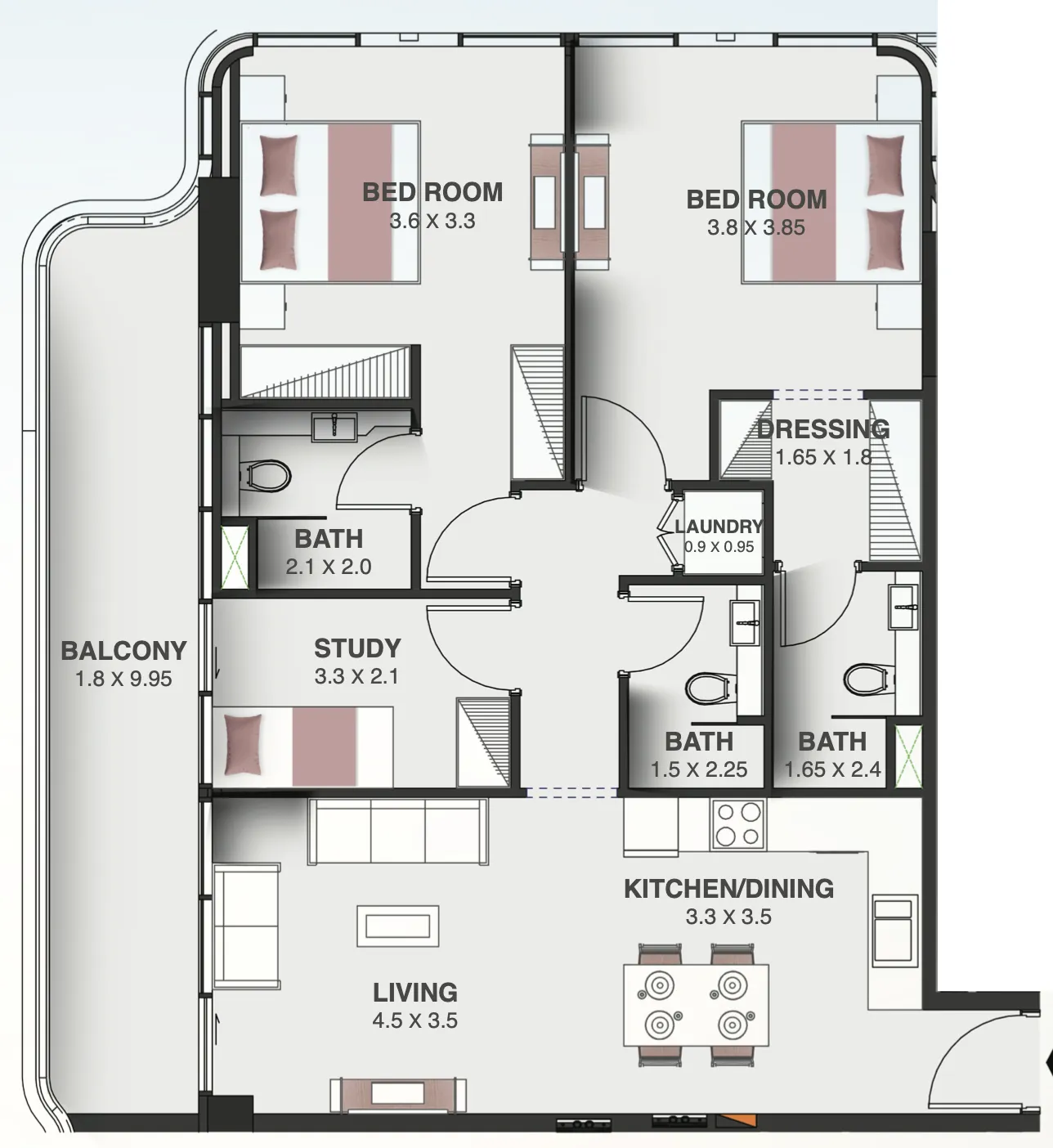 Mashriq Elite Floarea Oasis floor plan