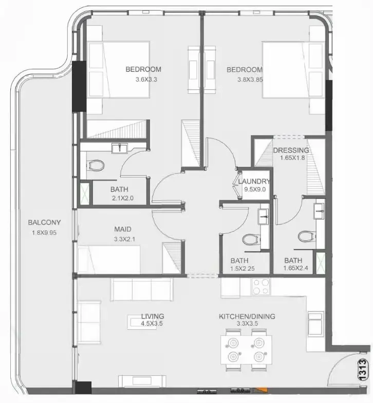 Mashriq Elite Floarea Oasis floor plan