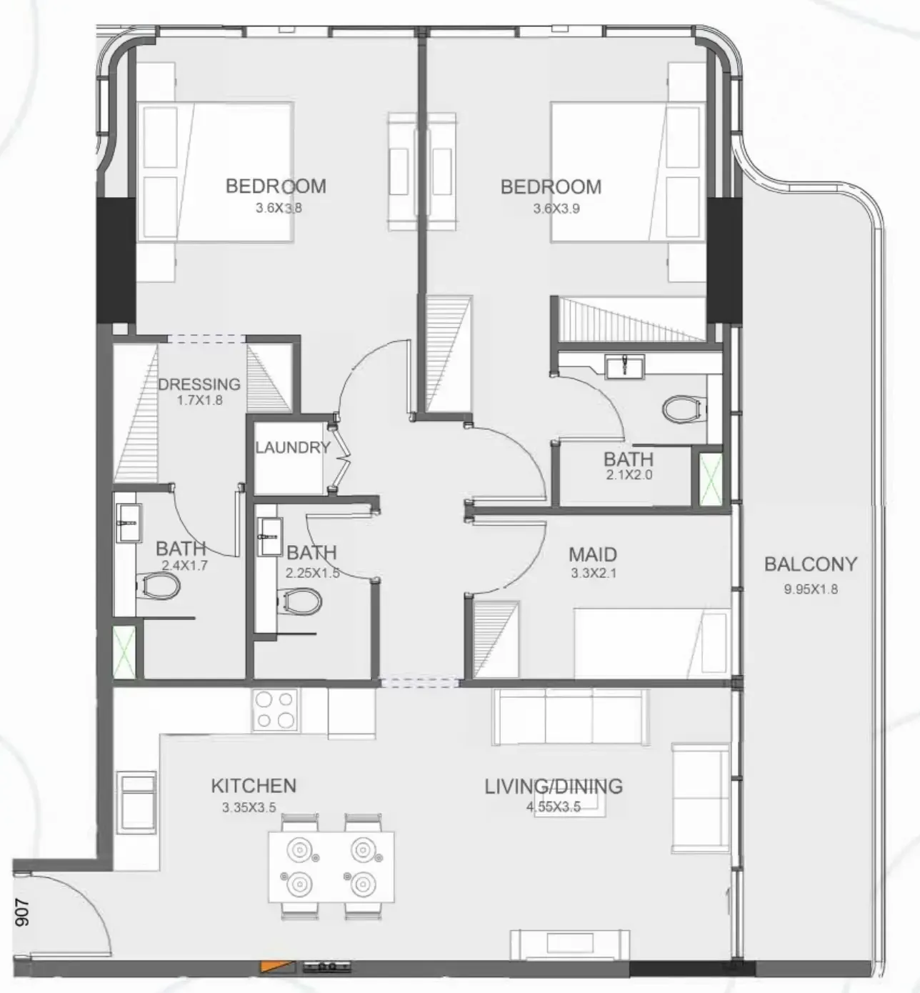 Mashriq Elite Floarea Oasis floor plan