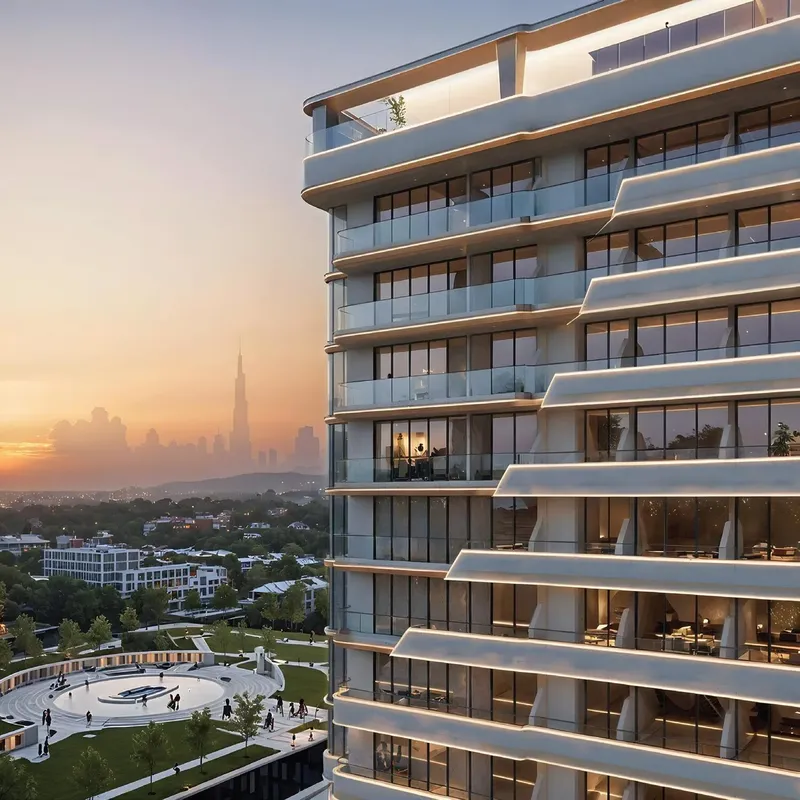 Exterior at Floarea Oasis in Dubailand Residence Complex Dubai