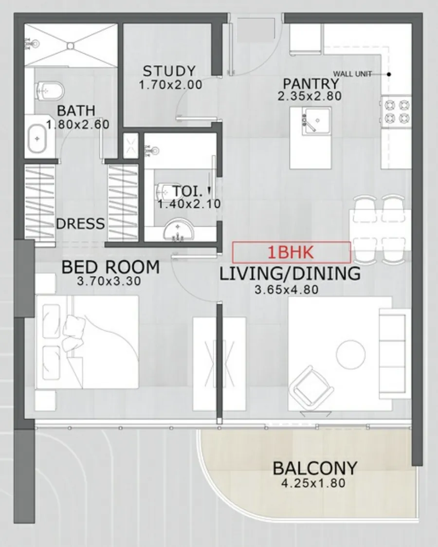 Mashriq Elite Floarea Skies floor plan