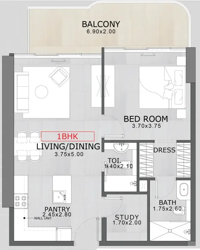Mashriq Elite Floarea Skies floor plan