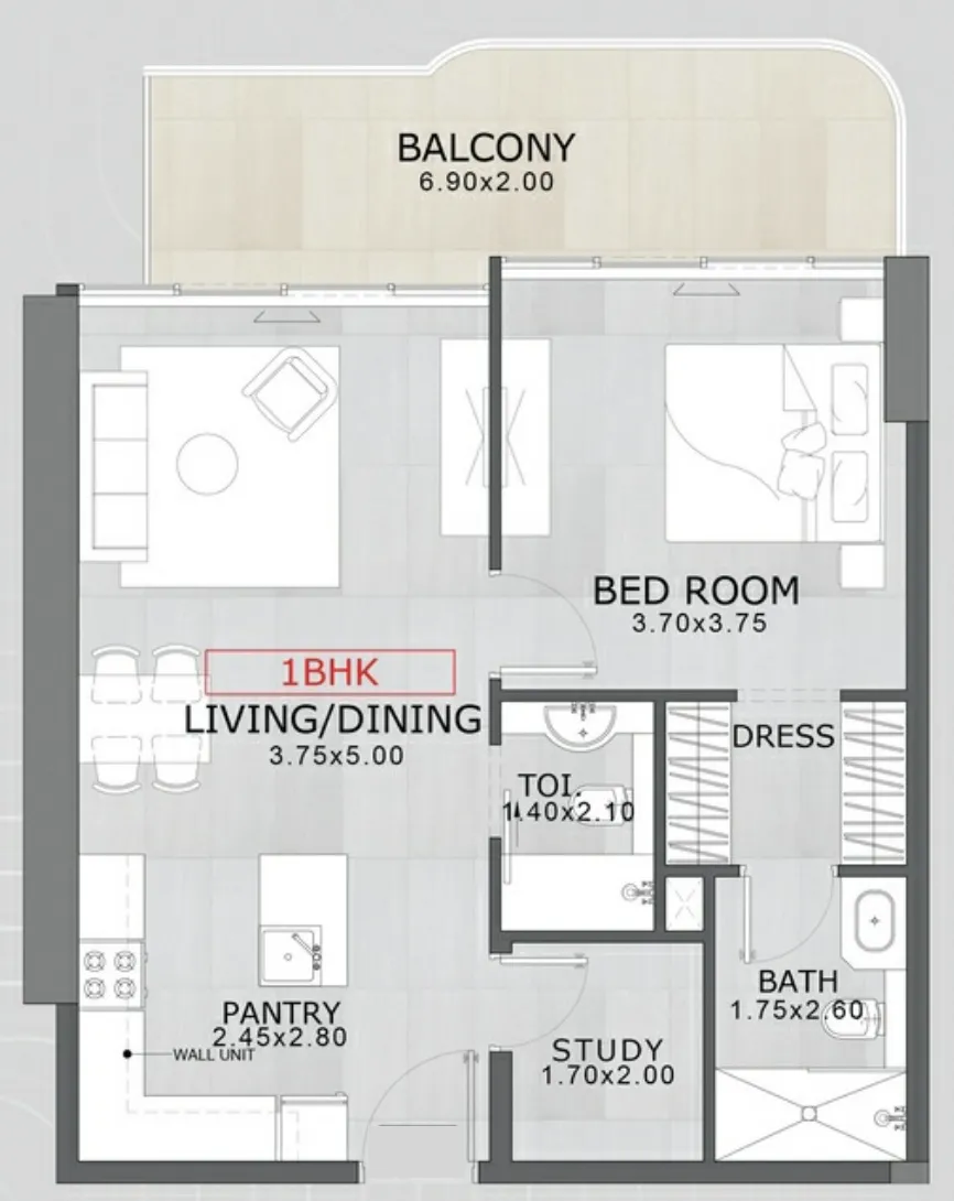 Mashriq Elite Floarea Skies floor plan