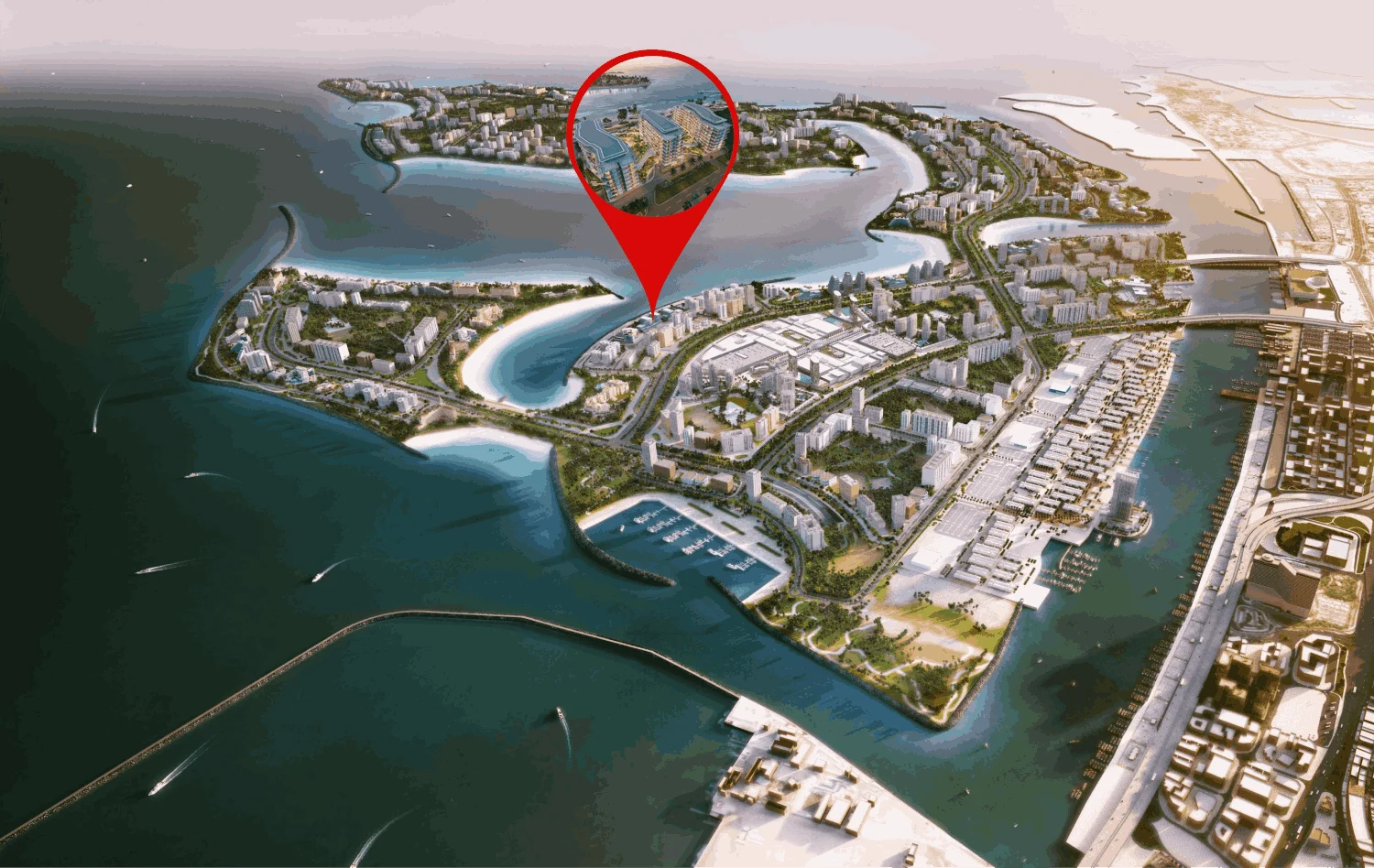 Centurion Flora Isle Beachfront Residences master plan