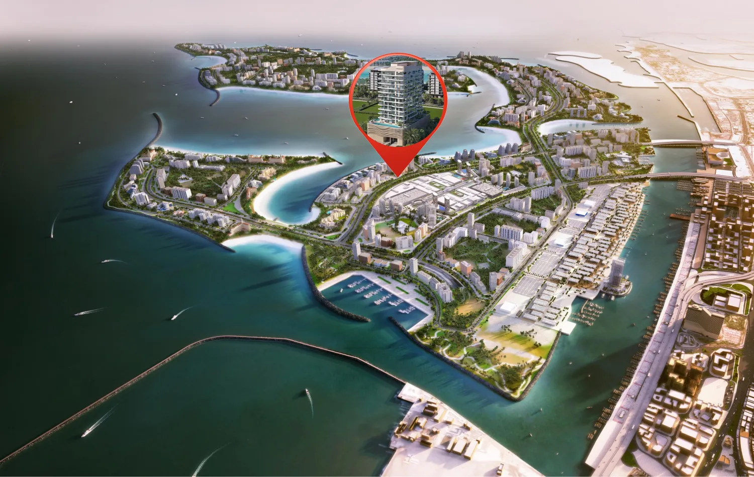 Calgary Properties L.L.C Flora Shore Beachside Residences master plan