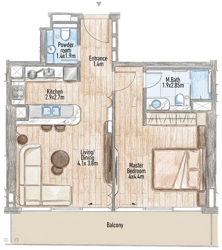 GAF Property LLC Flow 25 floor plan