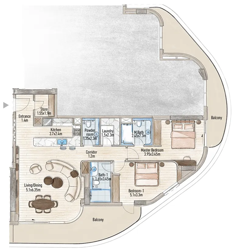 GAF Property LLC Flow 25 floor plan