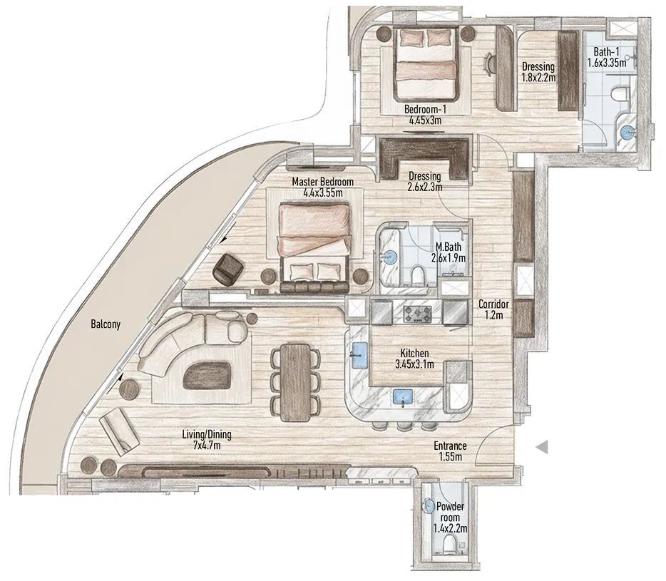 GAF Property LLC Flow 25 floor plan